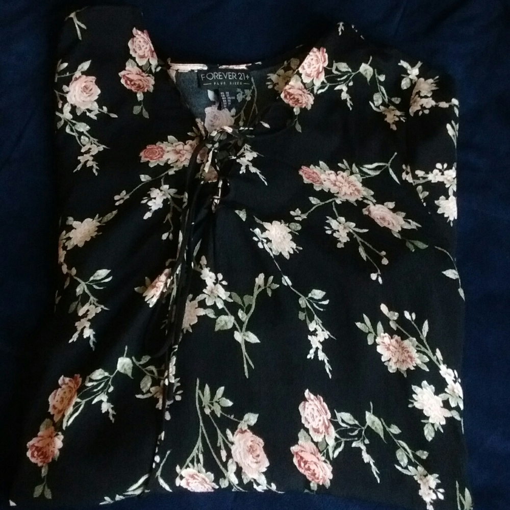 Forever 21 Long Sleeve w/ tie